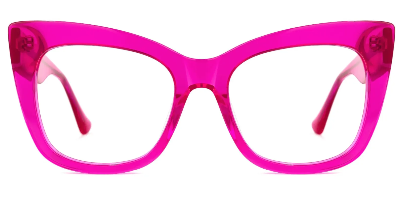 Escobar - Striking Hot Pink Eyeglasses Frames sold by Vooglam