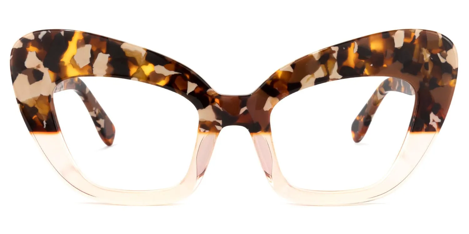 Zuzanna - Chic Tortoise Cat-Eye Designer Glasses sold by Vooglam product image thumbnail 2