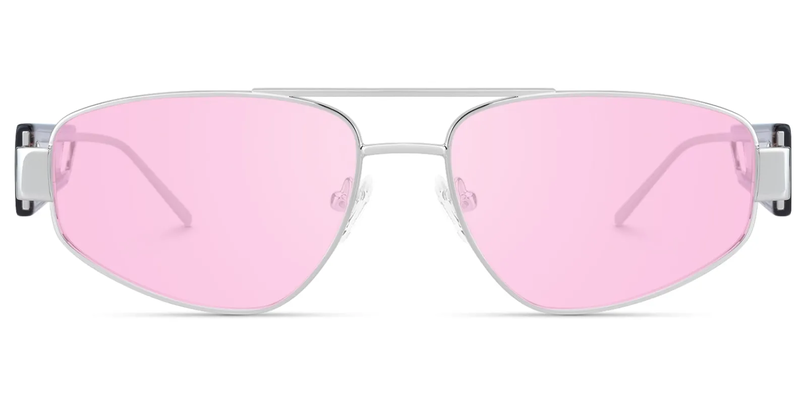 Orbit - Aviator Silver Sunglasses sold by Vooglam