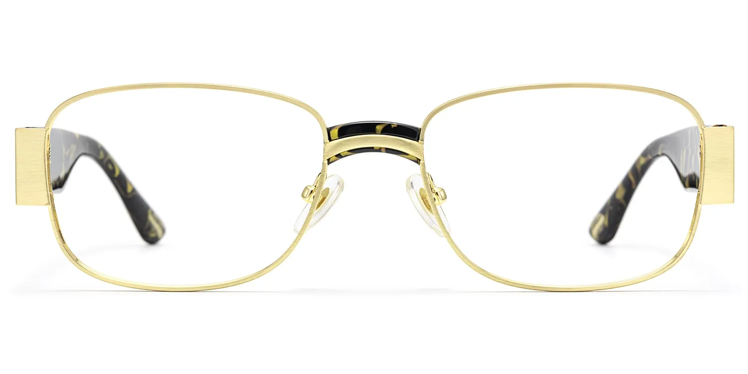 Nyame - Rectangle Black Eyeglasses sold by Vooglam