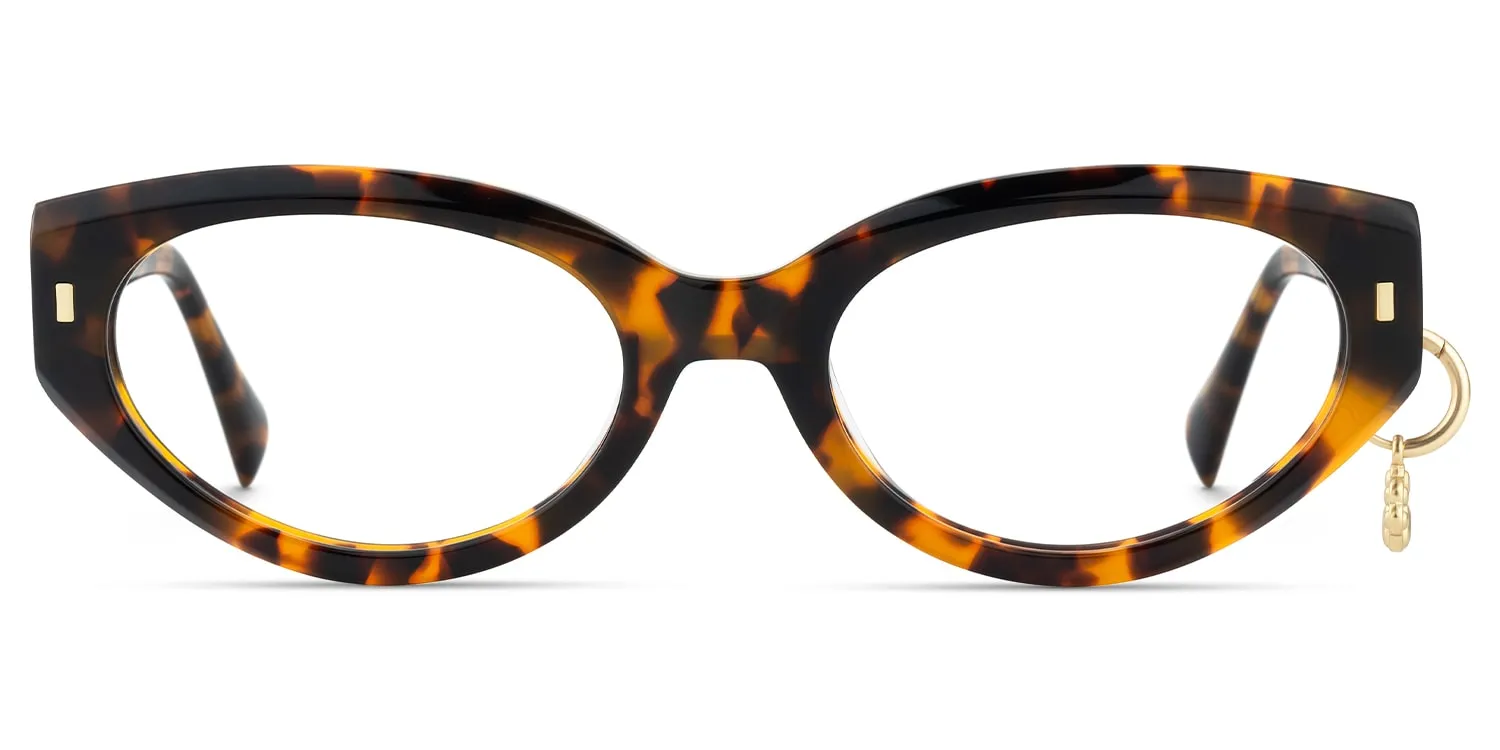 Meow - Cat Eye Tortoise Eyeglasses sold by Vooglam