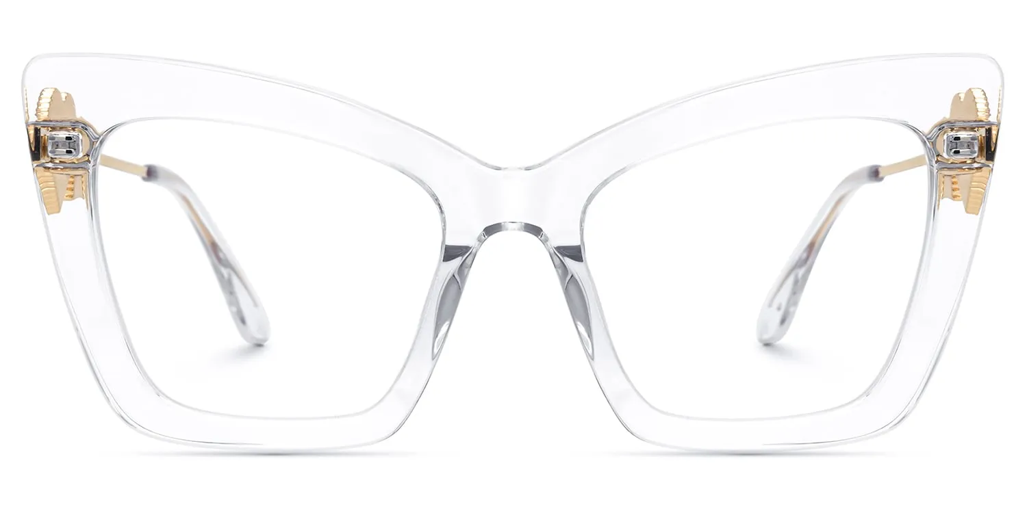 Lacretia - Butterfly Crystal Eyeglasses sold by Vooglam