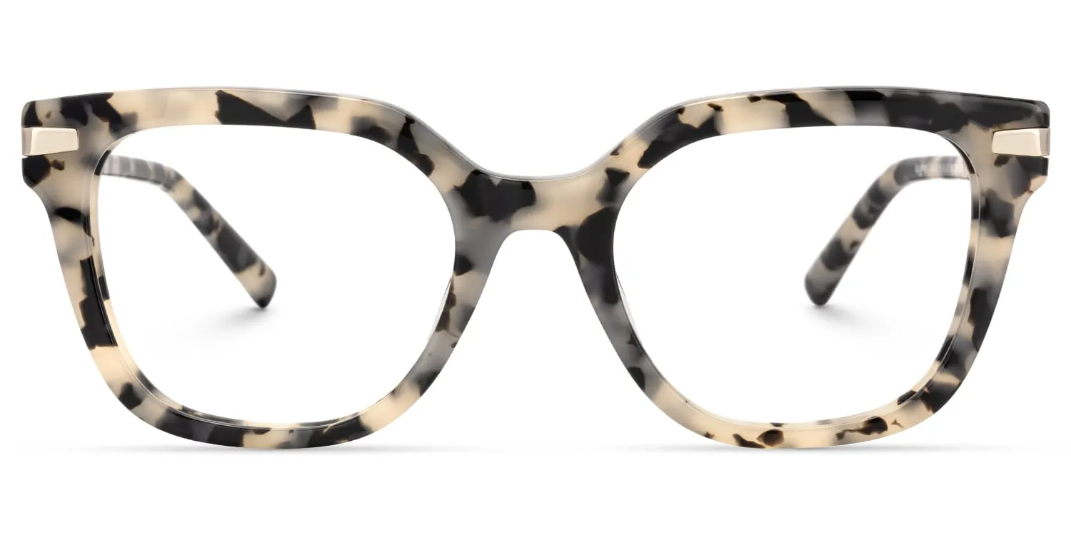 Natala - Rectangle Tortoise Eyeglasses sold by Vooglam product image thumbnail 2
