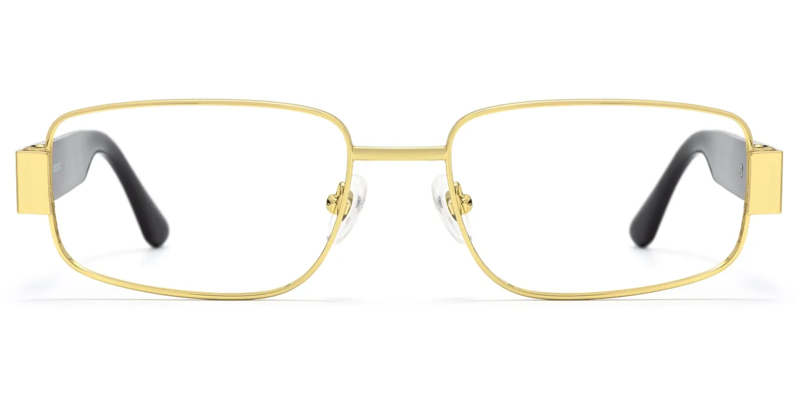 Cypher - Rectangle Gold Eyeglasses sold by Vooglam