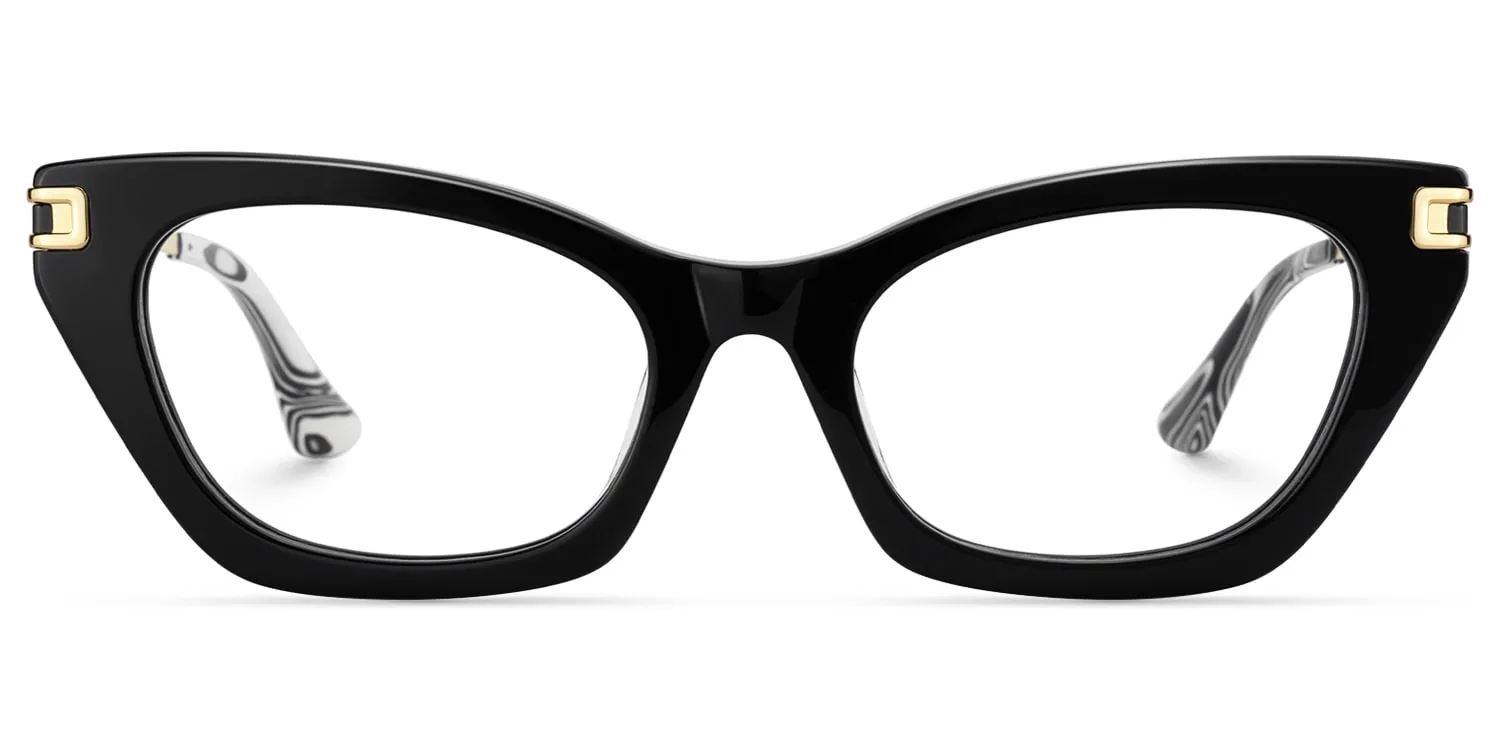 Siren - Cat Eye Black Eyeglasses sold by Vooglam product image thumbnail 2