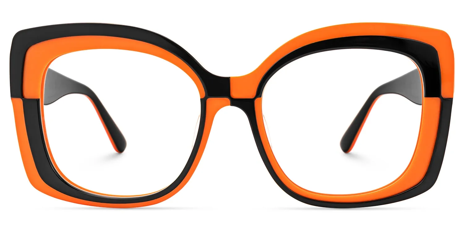 Mabon - Butterfly Orange Eyeglasses sold by Vooglam