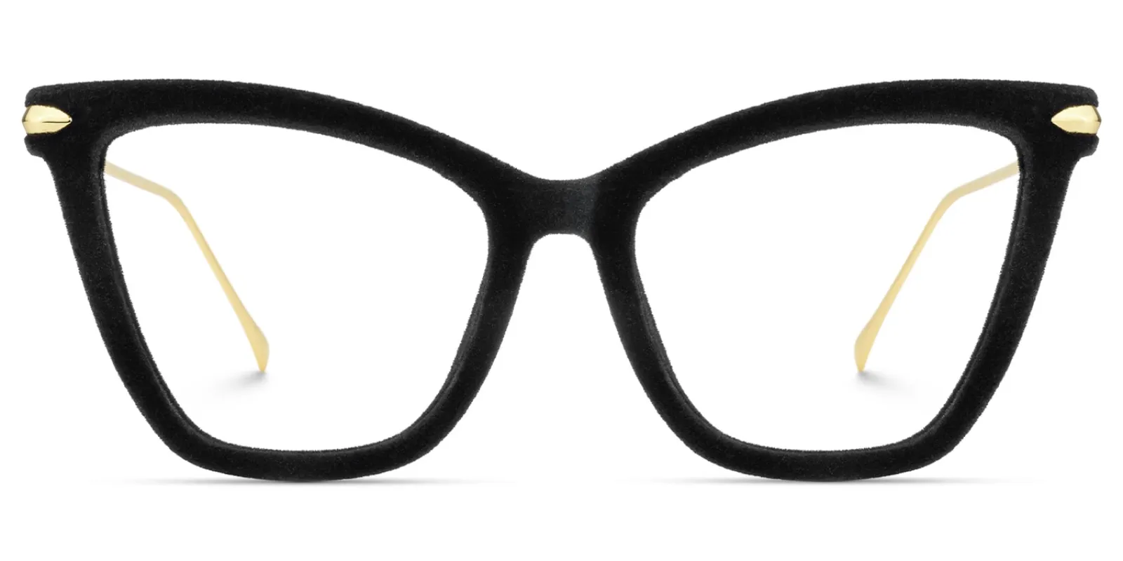 Hilary - Butterfly Black Eyeglasses sold by Vooglam