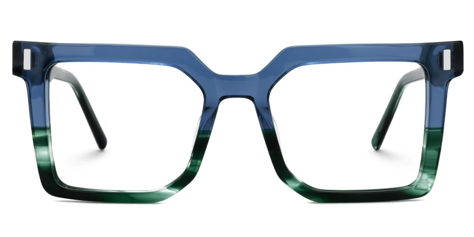Nadie - Square Blue Eyeglasses sold by Vooglam