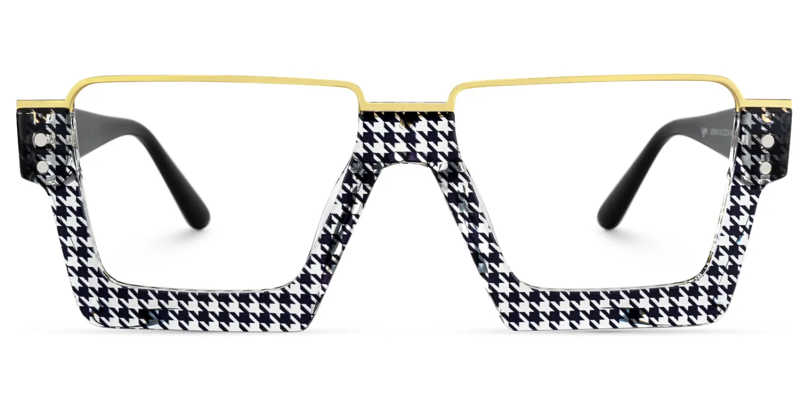 Dardhan - Rectangle Pattern Eyeglasses sold by Vooglam