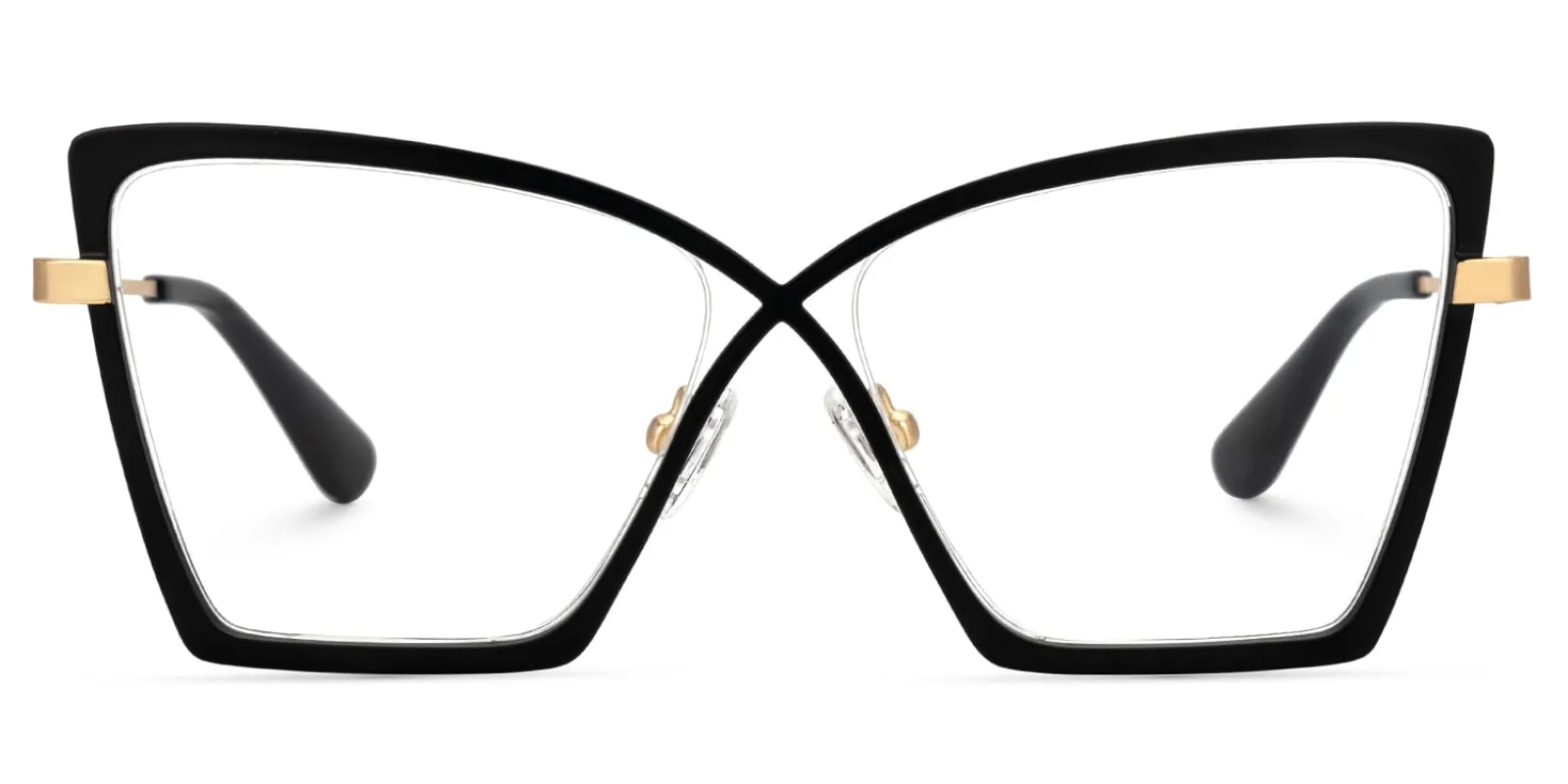 Felicja - Butterfly Black Eyeglasses sold by Vooglam