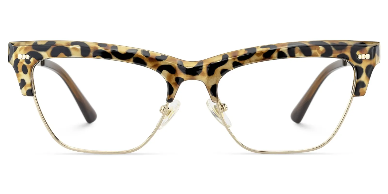Gabriella - Cat Eye Tortoise Eyeglasses sold by Vooglam