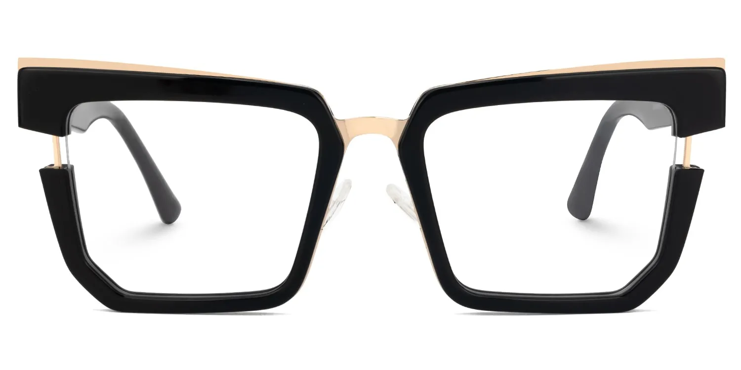 Ellette - Rectangle Black Eyeglasses sold by Vooglam product image thumbnail 2