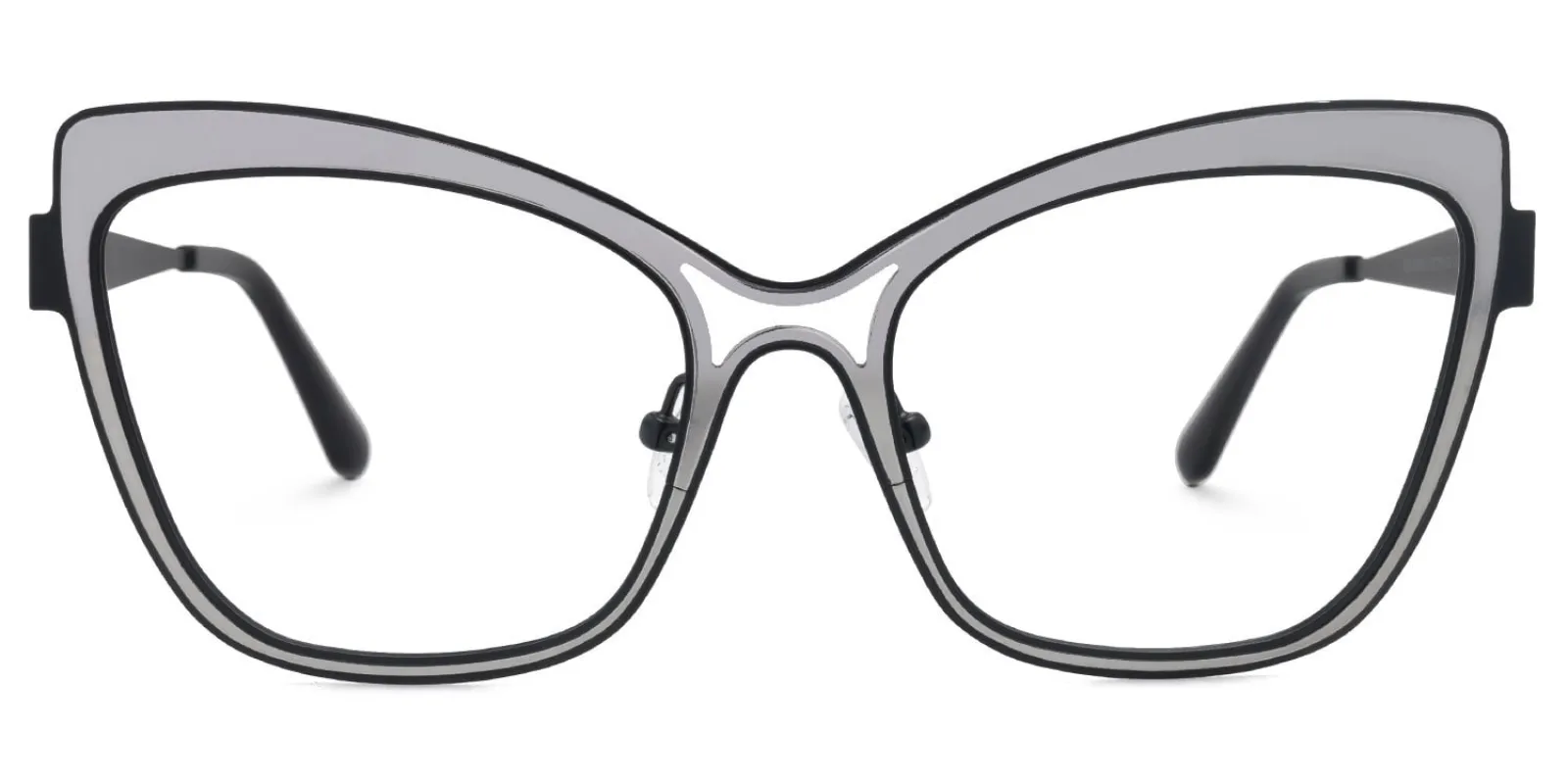 Eleuterio - Butterfly Black Eyeglasses sold by Vooglam