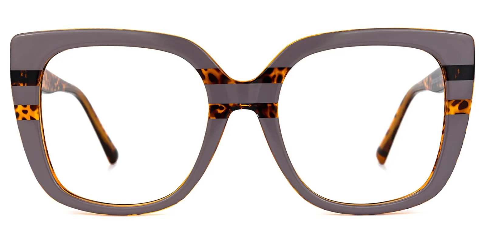 Sargent - Vintage Mauve Square Eyeglasses sold by Vooglam