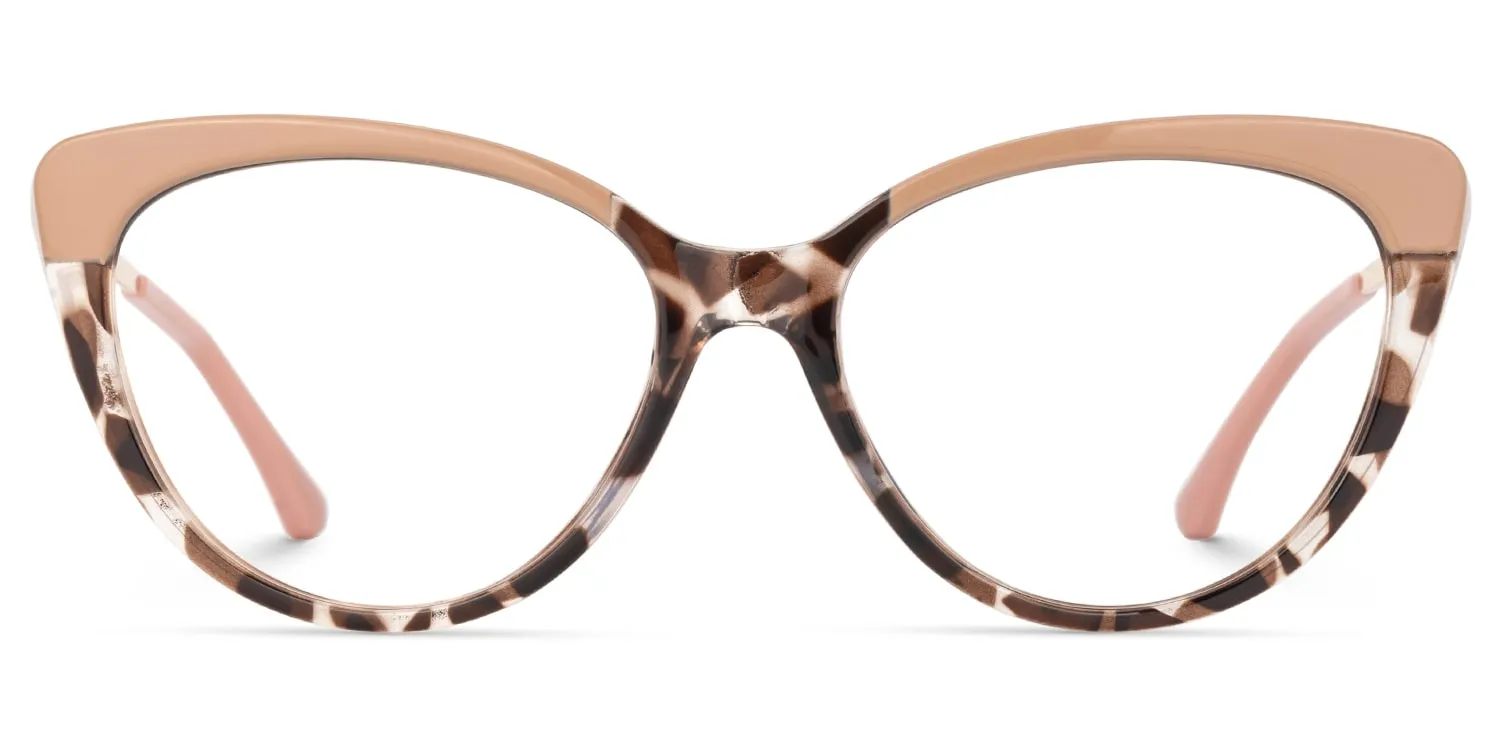 Trudie - Cat eye Brown Eyeglasses sold by Vooglam product image thumbnail 2