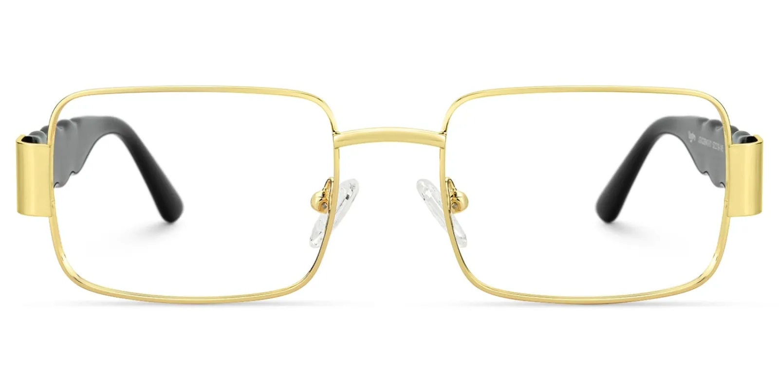 Odelya - Rectangle Gold Eyeglasses sold by Vooglam