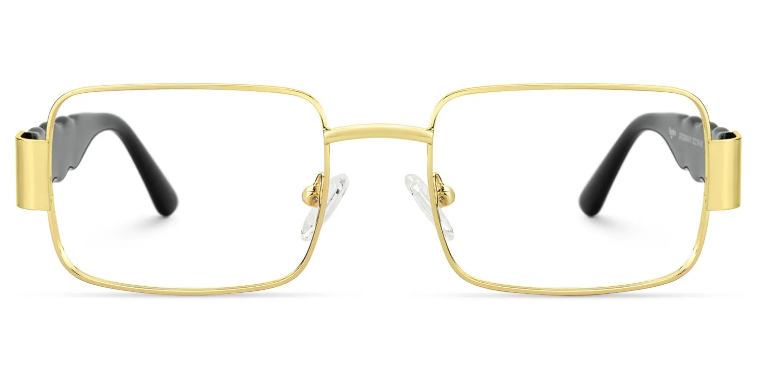 Odelya - Rectangle Gold Eyeglasses sold by Vooglam product image thumbnail 2