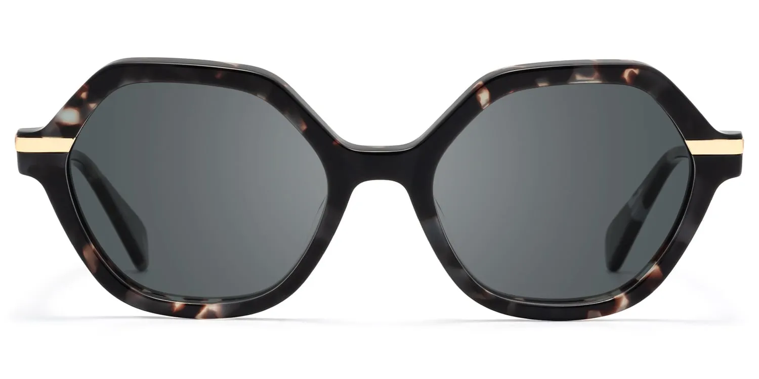 Lux - Geometric Tortoise Sunglasses sold by Vooglam product image thumbnail 2