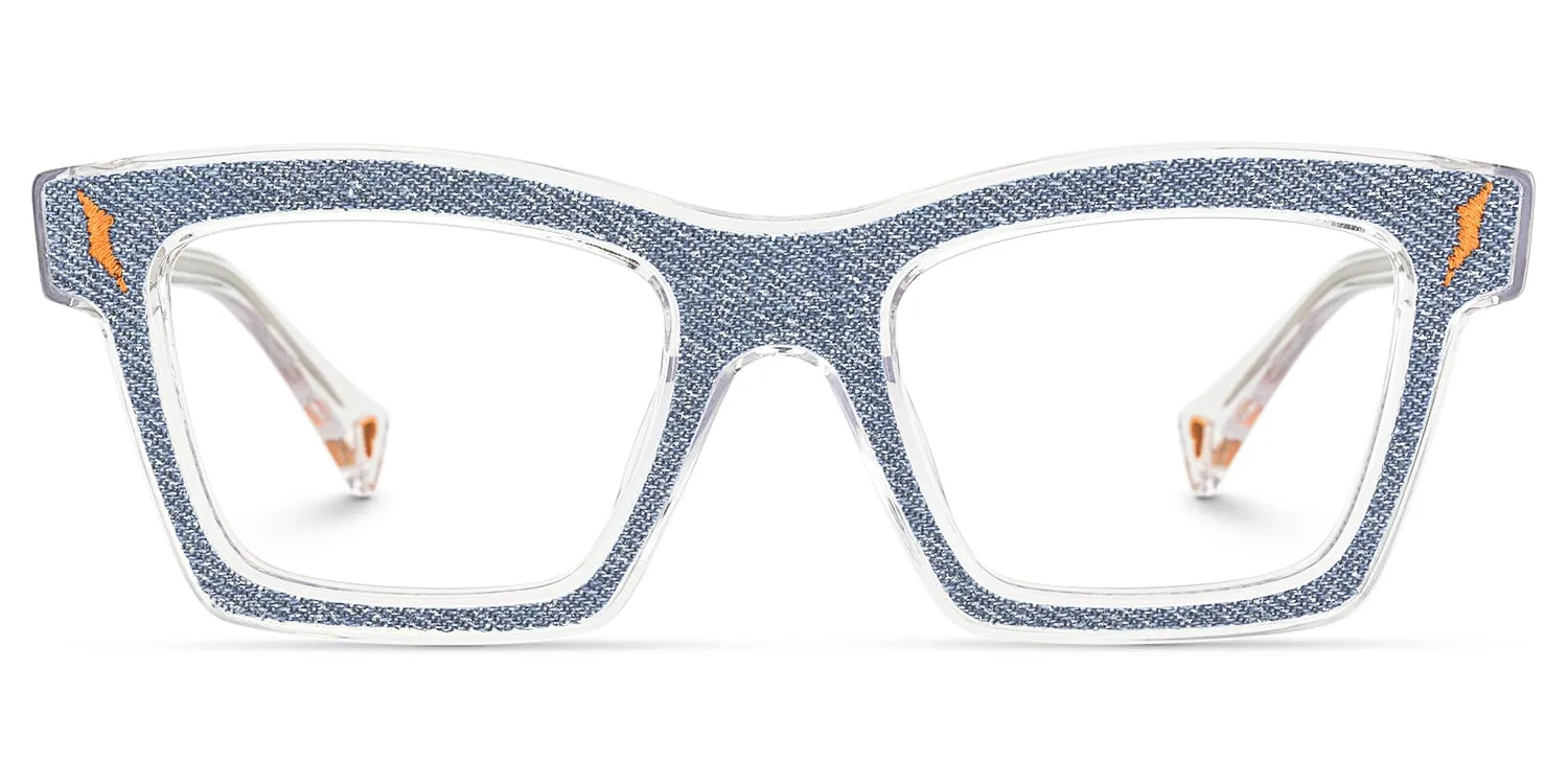 Ganya - Square Blue Eyeglasses sold by Vooglam product image thumbnail 2