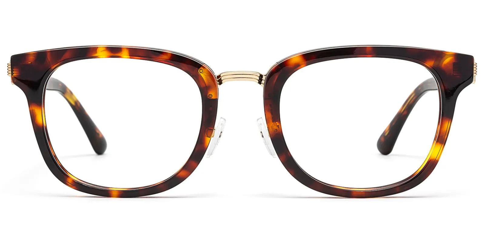 Silenzio - Square Tortoise Eyeglasses made by Vooglam