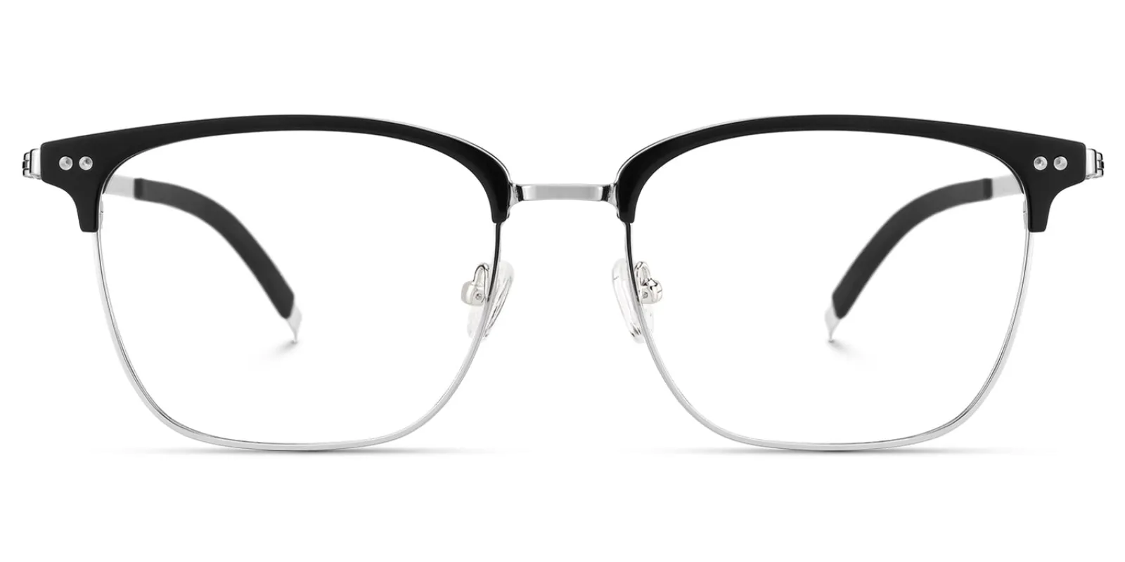 Chord - Rectangle Black Eyeglasses sold by Vooglam