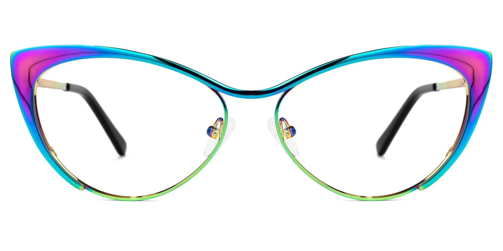 Annabelle - Funky Aurora Cat Eye Glasses made by Vooglam