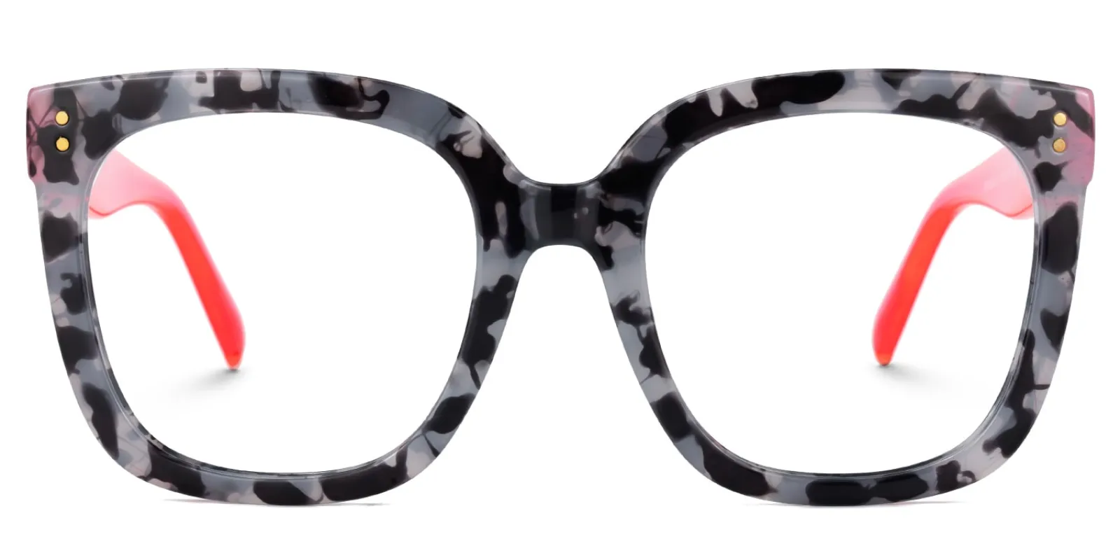 Ellema - Square Tortoise Eyeglasses sold by Vooglam