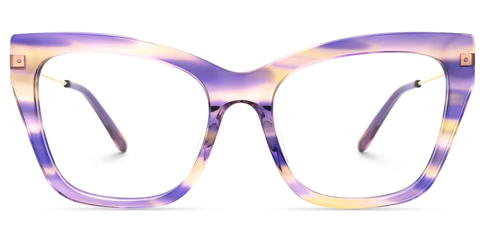 Madelina - Cat Eye Purple Eyeglasses sold by Vooglam