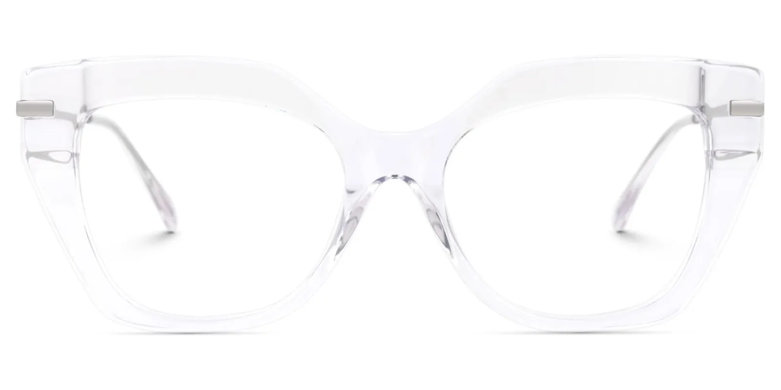 Elandra - Cat Eye Crystal Eyeglasses sold by Vooglam