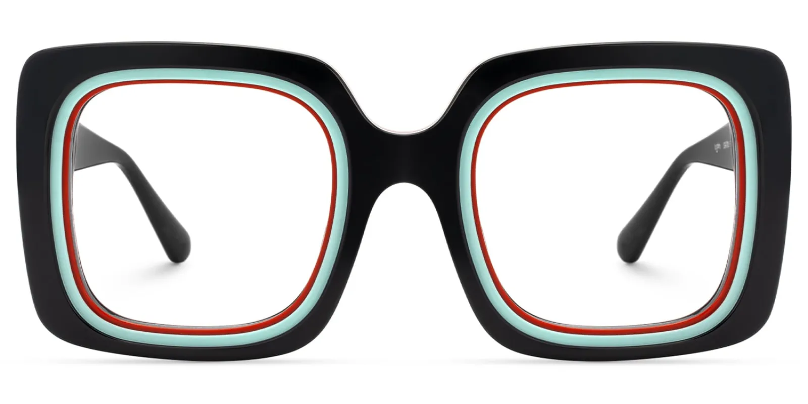 Esadowa - Square Black Eyeglasses sold by Vooglam