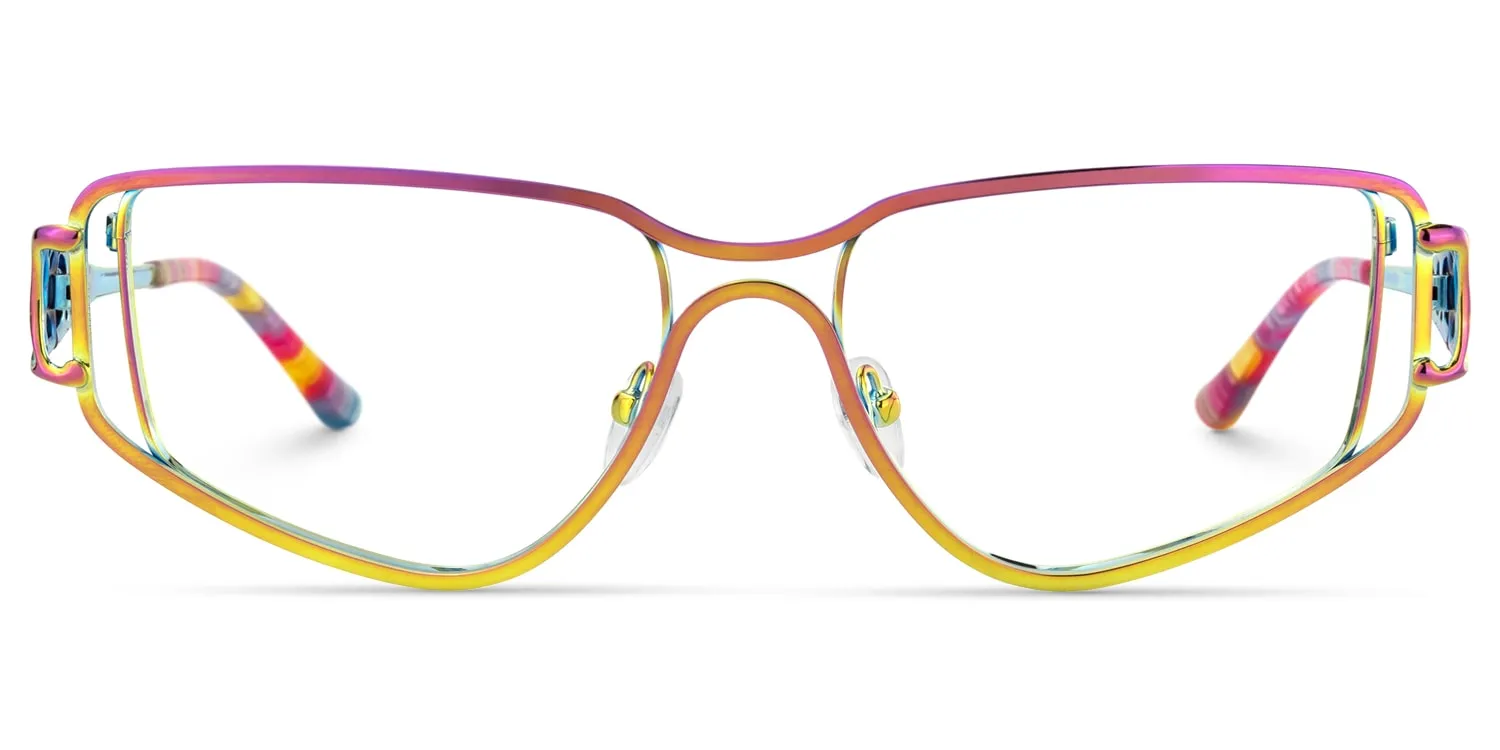 Sakina - Geometric Multicolor Eyeglasses sold by Vooglam product image thumbnail 2