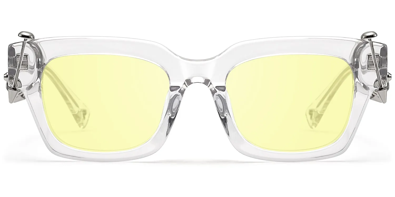 Sabrina - Rectangle Crystal Sunglasses sold by Vooglam product image thumbnail 2