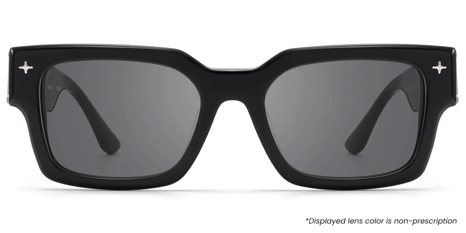 The Programmer - Rectangle Black Sunglasses sold by Vooglam