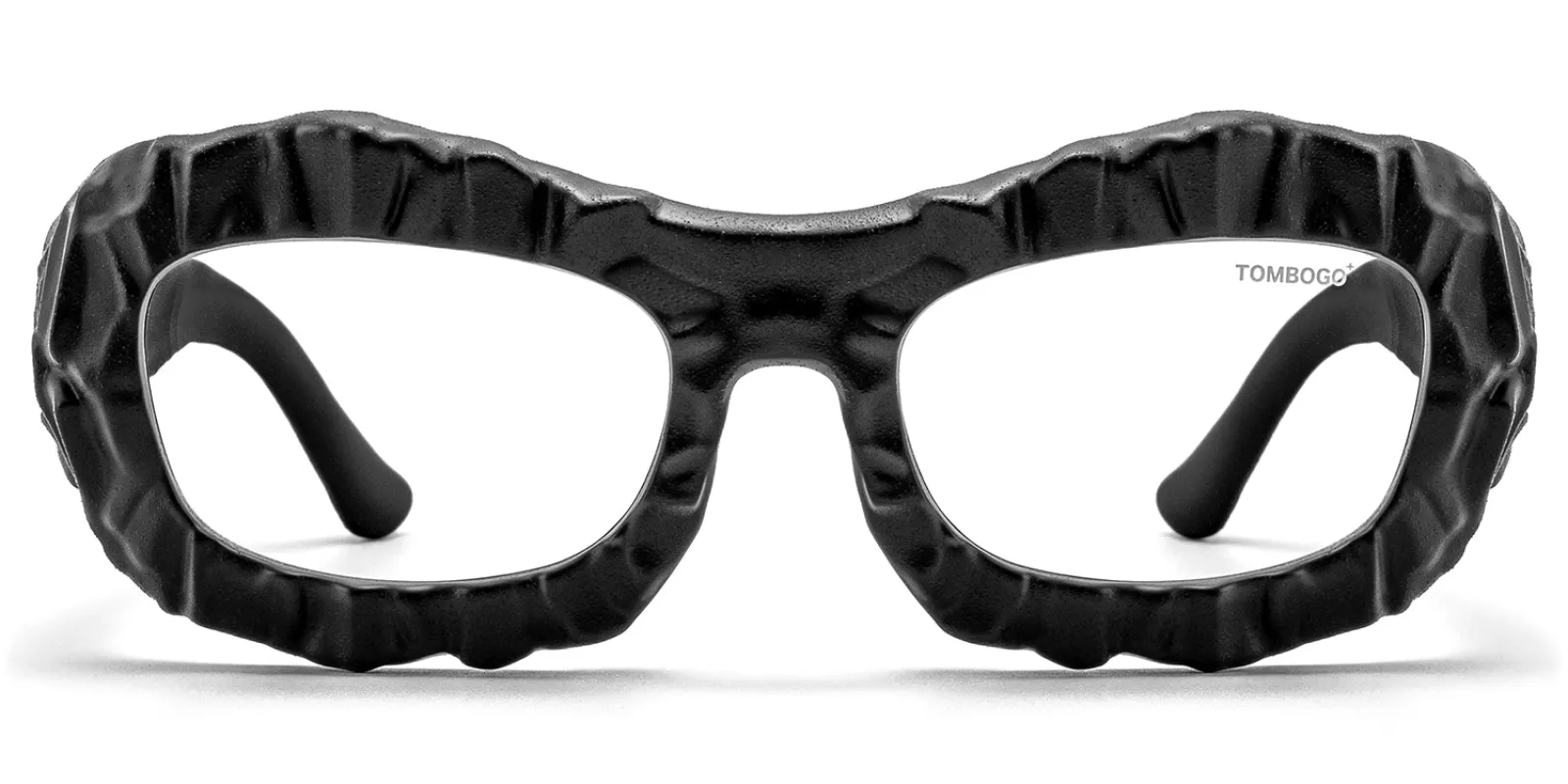 The Geologist - Geometric Black Eyeglasses sold by Vooglam