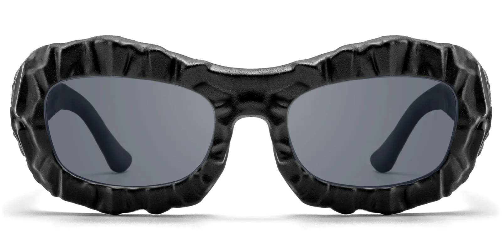 The Geologist - Geometric Black Sunglasses sold by Vooglam