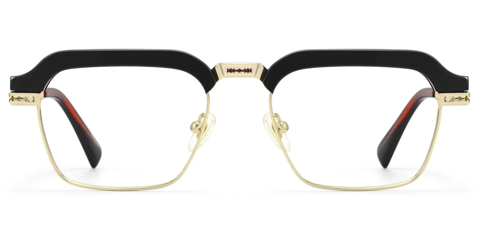 Archive - Rectangle Black Eyeglasses sold by Vooglam
