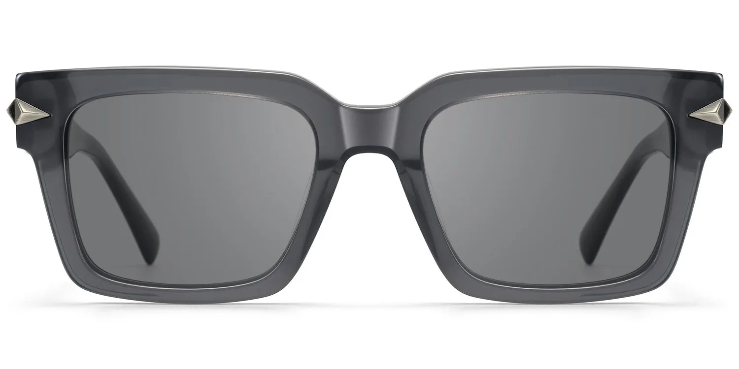 Covenant - Rectangle Gray Sunglasses sold by Vooglam product image thumbnail 2