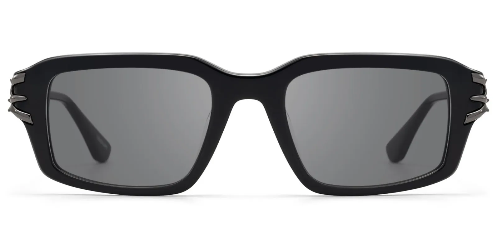 Vorpal - Rectangle Black Sunglasses sold by Vooglam