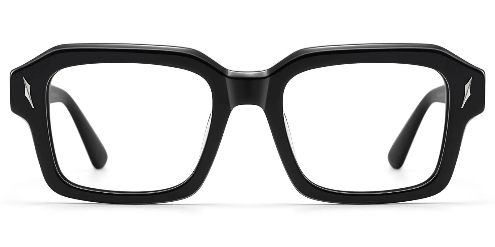 Blindspot - Square Black Eyeglasses sold by Vooglam