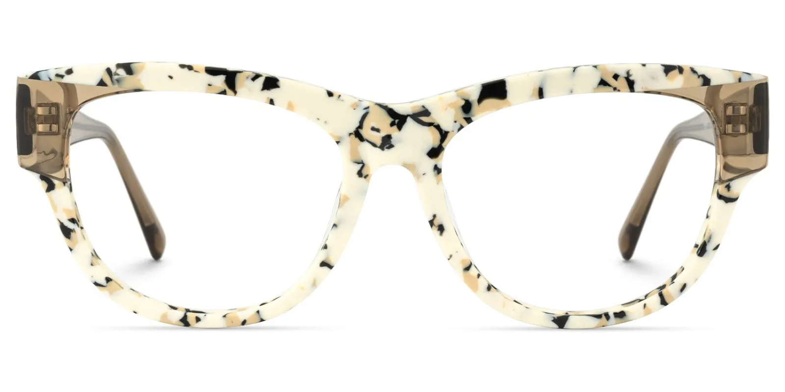 Fusion - Cat Eye White Eyeglasses sold by Vooglam