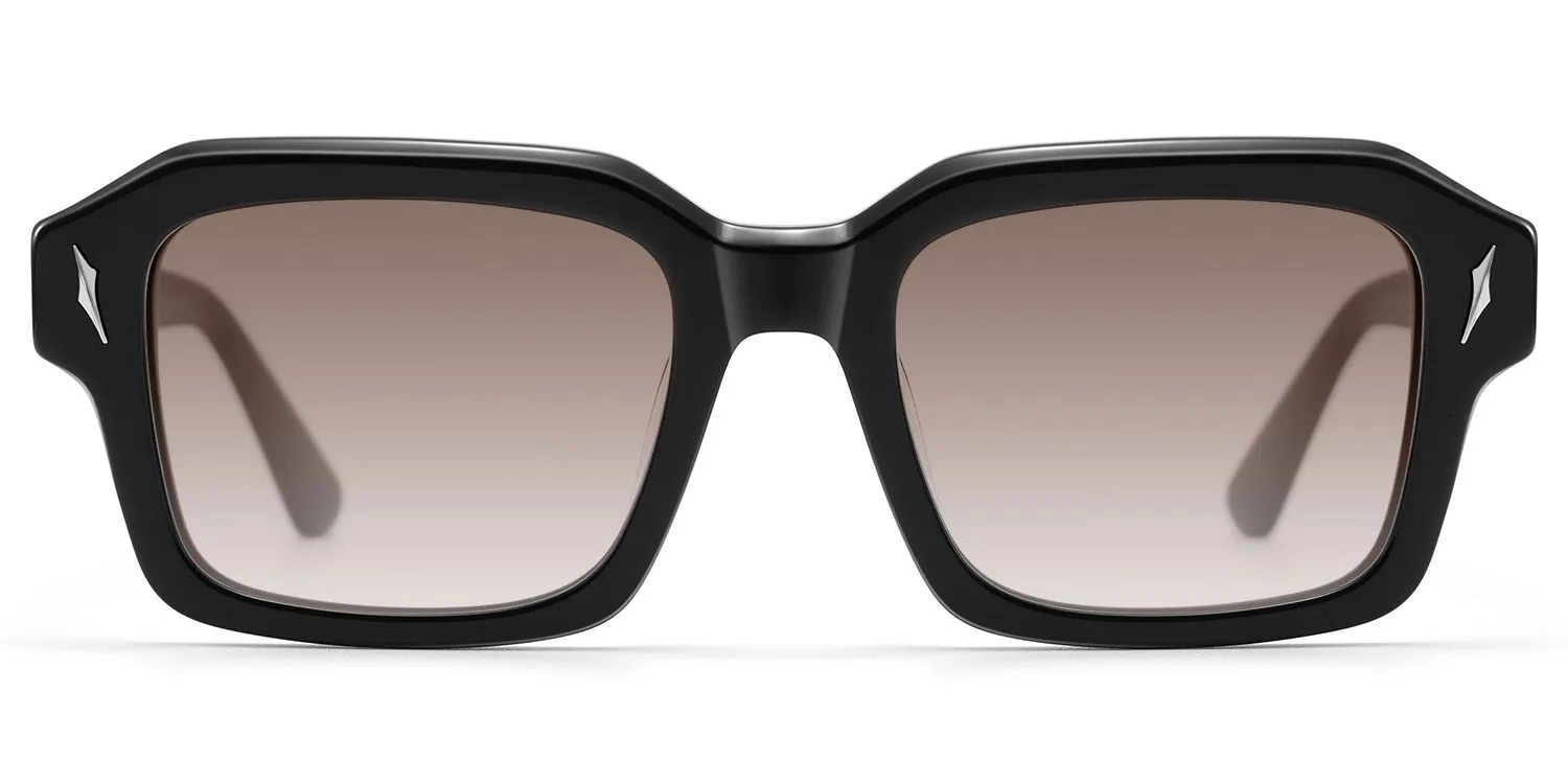 Blindspot - Square Black Sunglasses sold by Vooglam product image thumbnail 2