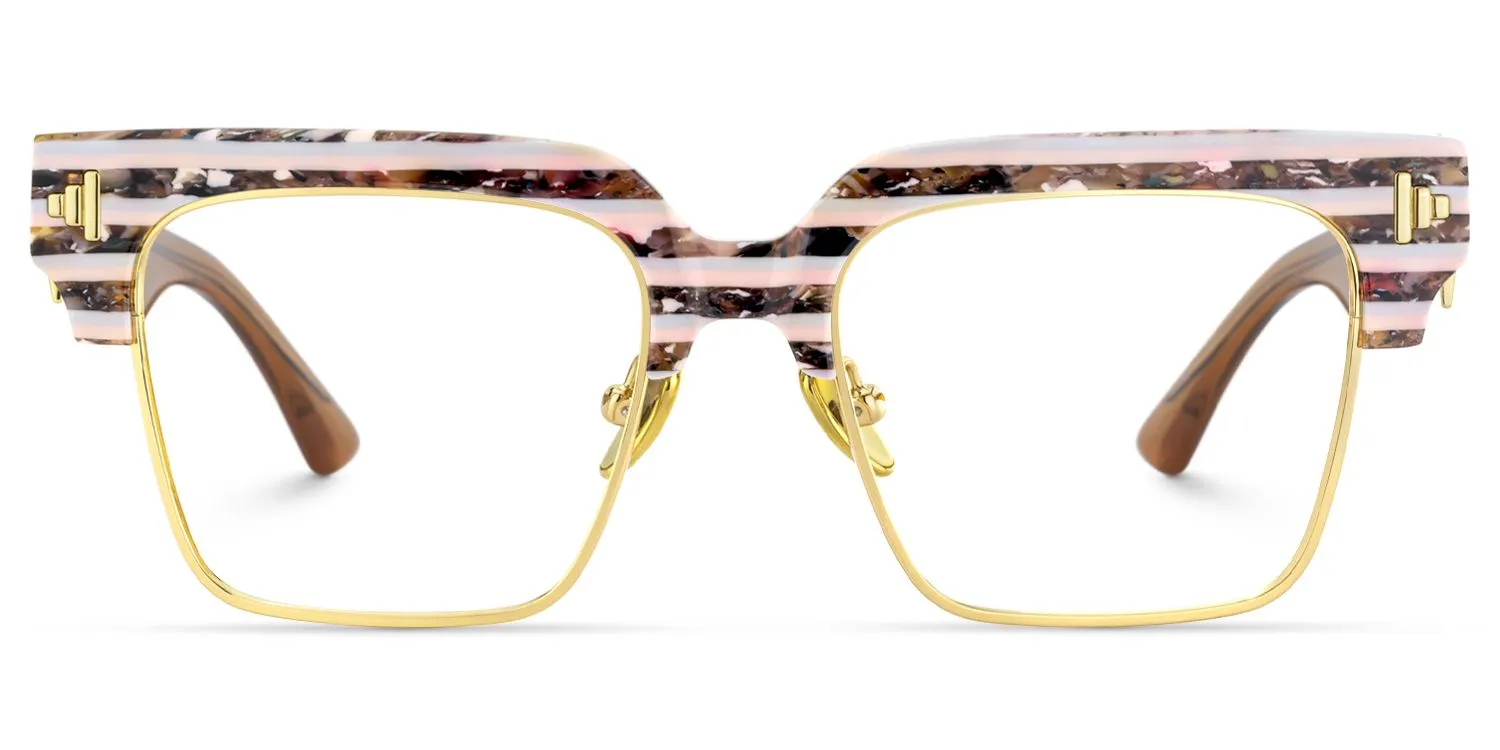 Nathifa - Browline Pattern Eyeglasses sold by Vooglam
