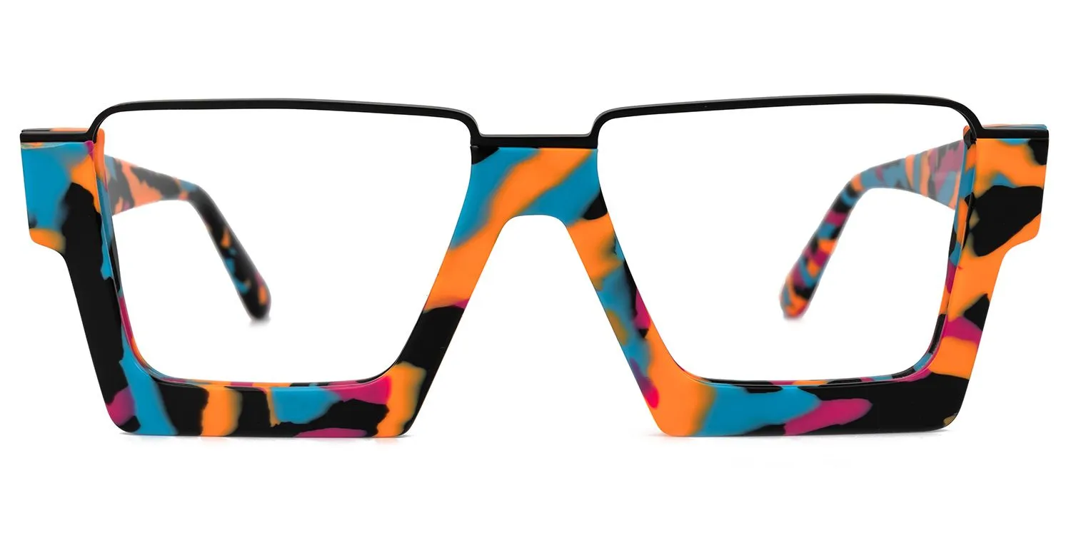 Dardhan - Rectangle Multicolor Eyeglasses sold by Vooglam product image thumbnail 2