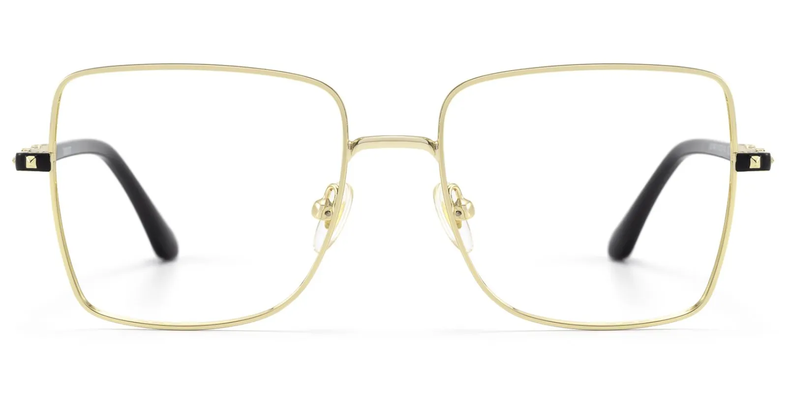 Devereux - Square Gold Eyeglasses made by Vooglam