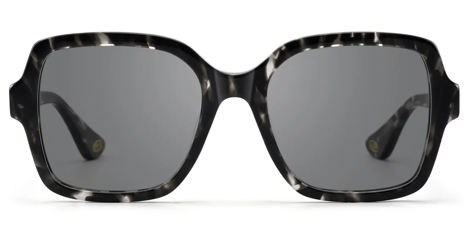 Meridian - Square Black Sunglasses made by Vooglam