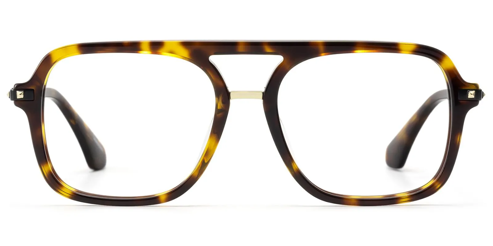 Marfa - Aviator Tortoise Eyeglasses made by Vooglam