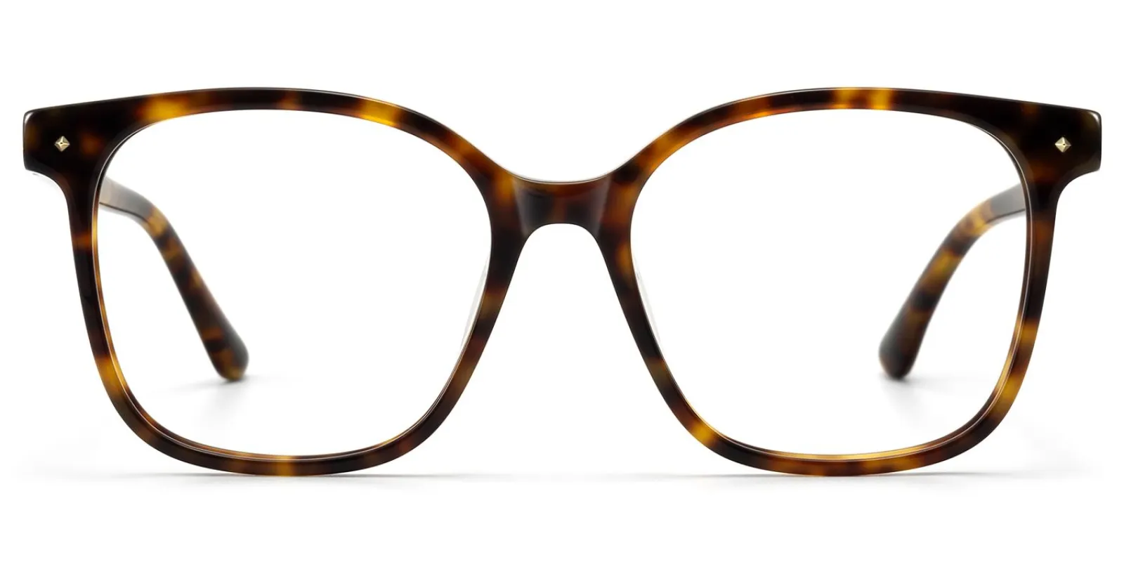 Spacek - Square Tortoise Eyeglasses made by Vooglam