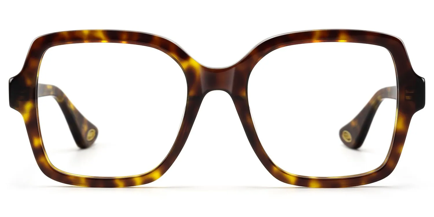 Meridian - Square Tortoise Eyeglasses sold by Vooglam