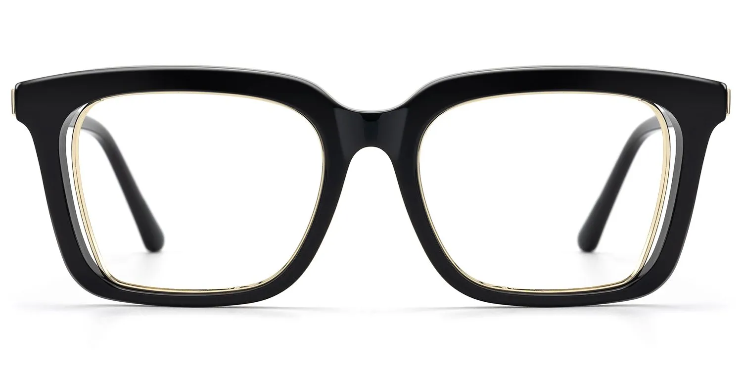 Chaparral - Rectangle Black Eyeglasses sold by Vooglam product image thumbnail 2