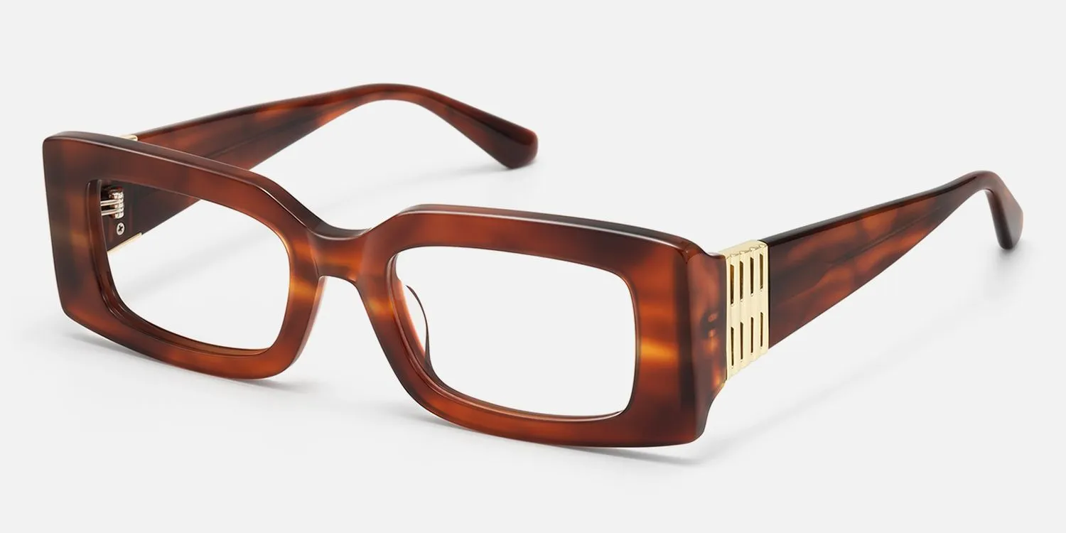 Aurelia - Rectangle Red Eyeglasses sold by Vooglam product image thumbnail 2